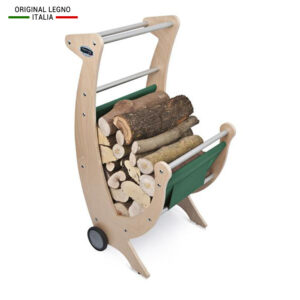Carrello Portalegna in legno