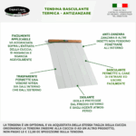 Cucce in Legno Gigante 4XL Doppio Ingresso con Pensilina e Davanzale in 2 Versioni - immagine 6